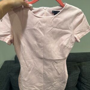 Aqua Light Pink Short Sleeve dress